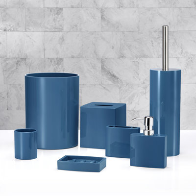 Blue Bath Accessory Sets You'll Love in 2020 | Wayfair